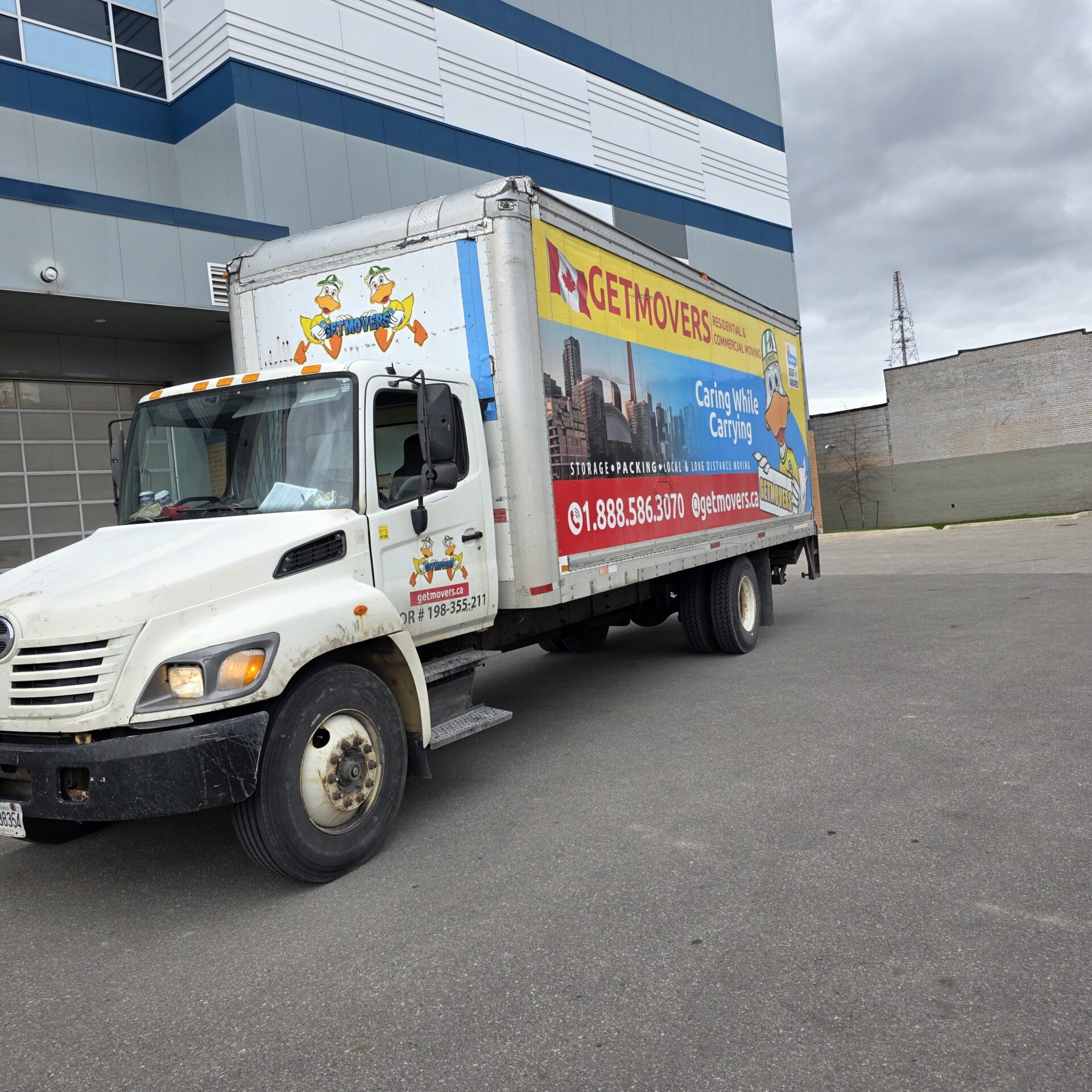 Furniture and boxes delivered and placed carefully in a Fairview apartment.