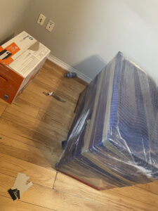 Fragile glass dessert cups packed by a professional moving company in Calgary.