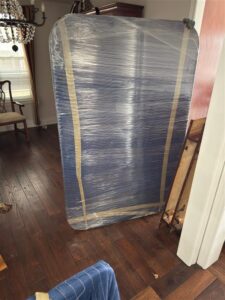 Household items loaded carefully by experienced Montreal movers.