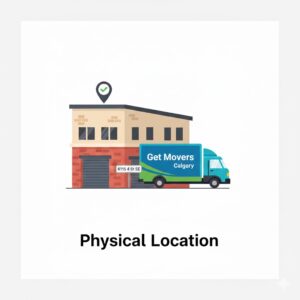 Physical presence at 6115 4 St SE ensures we are a legitimate local moving company