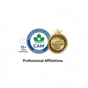 Established moving company with over 12 years of experience and a 2025 Consumer Choice Award.