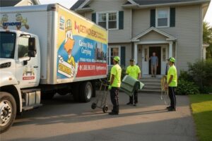 Reliable Vancouver movers providing transparent service with no hidden fees during a residential move.
