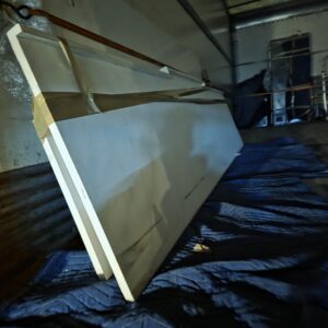 Furniture reassembly completed by a professional Montreal moving company.