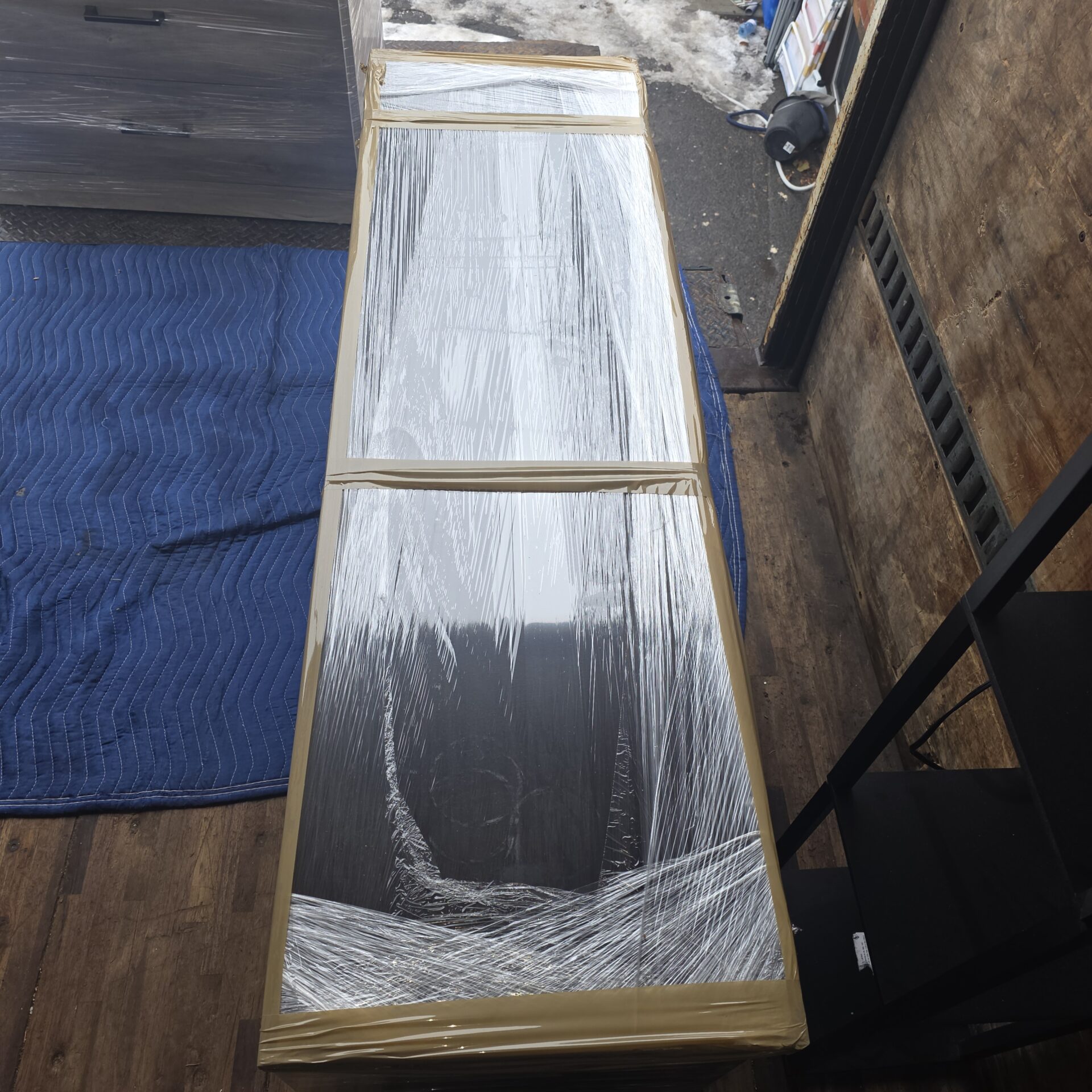 Priority cartons staged efficiently for transport during a Ottawa move.