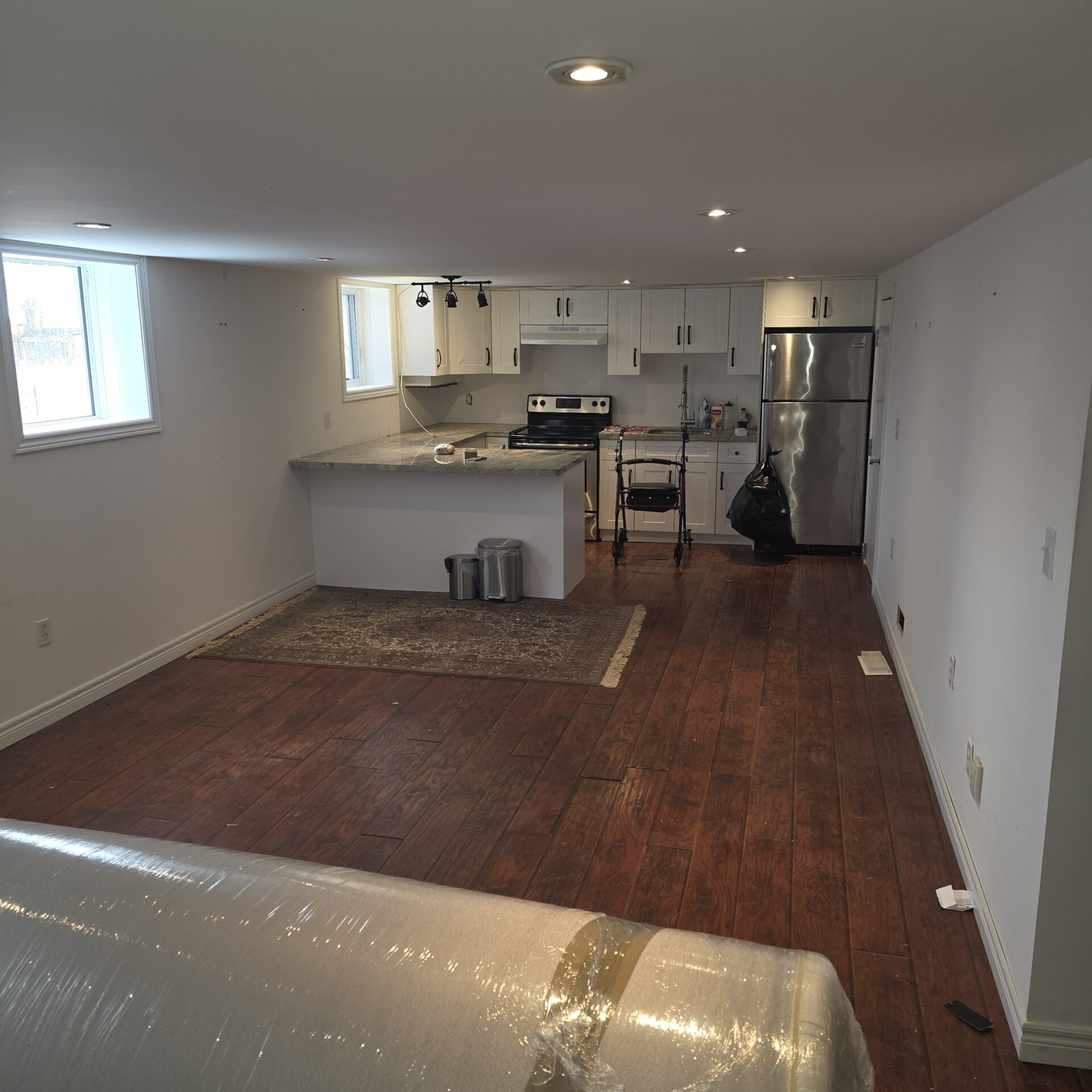 Priority cartons staged efficiently for transport during a Ottawa move.