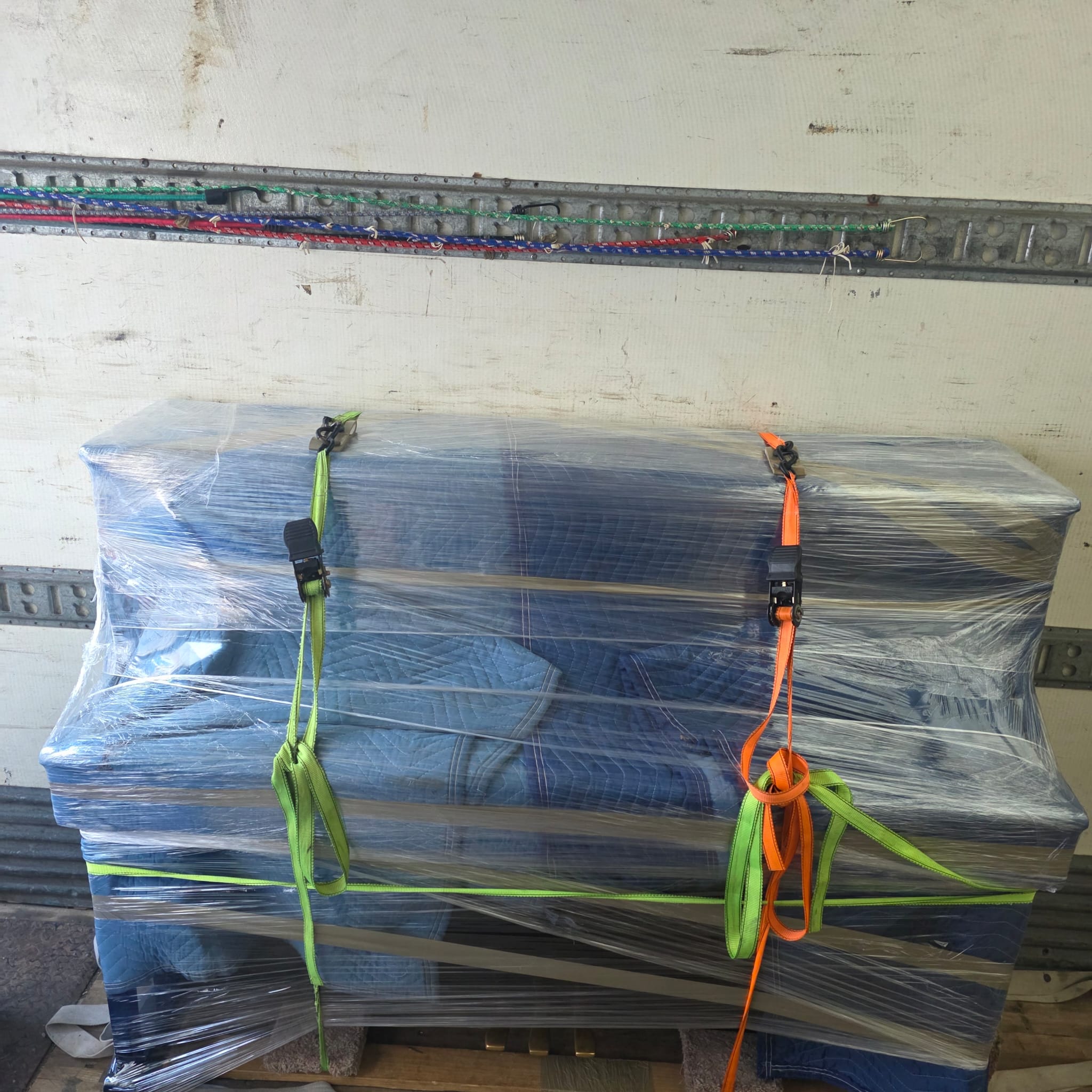 Priority cartons staged efficiently for transport during a Vancouver move.