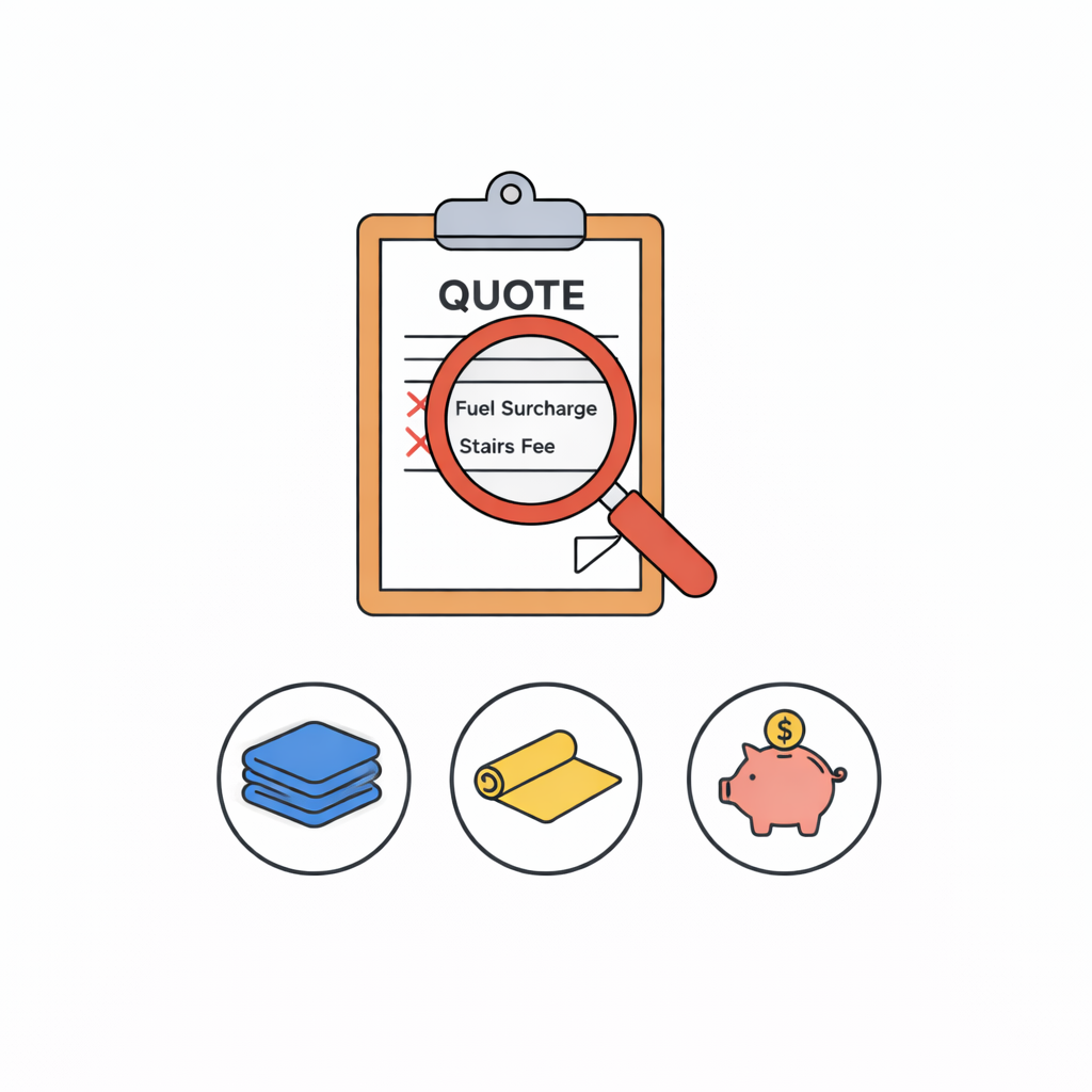 Reputable companies like Get Movers include essential protection tools at no extra charge.