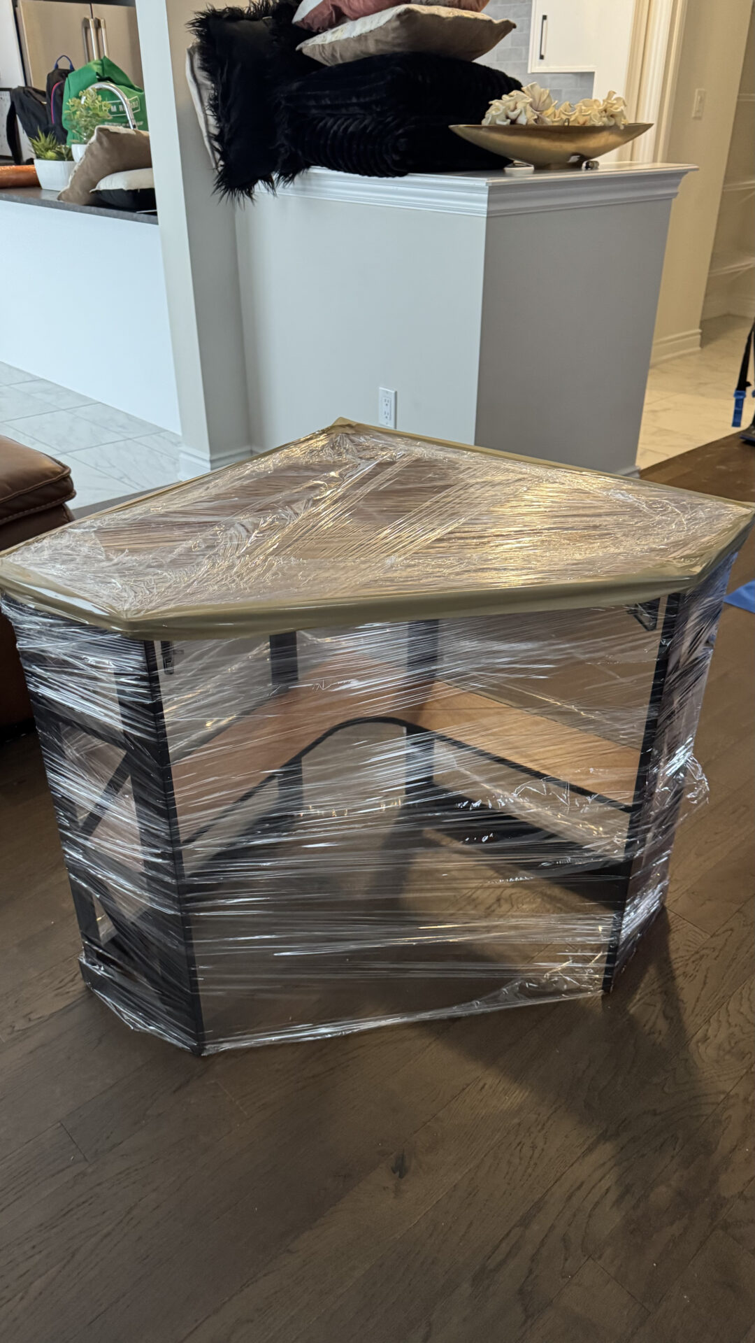 Moving truck parked safely in Southwood, Ajax.