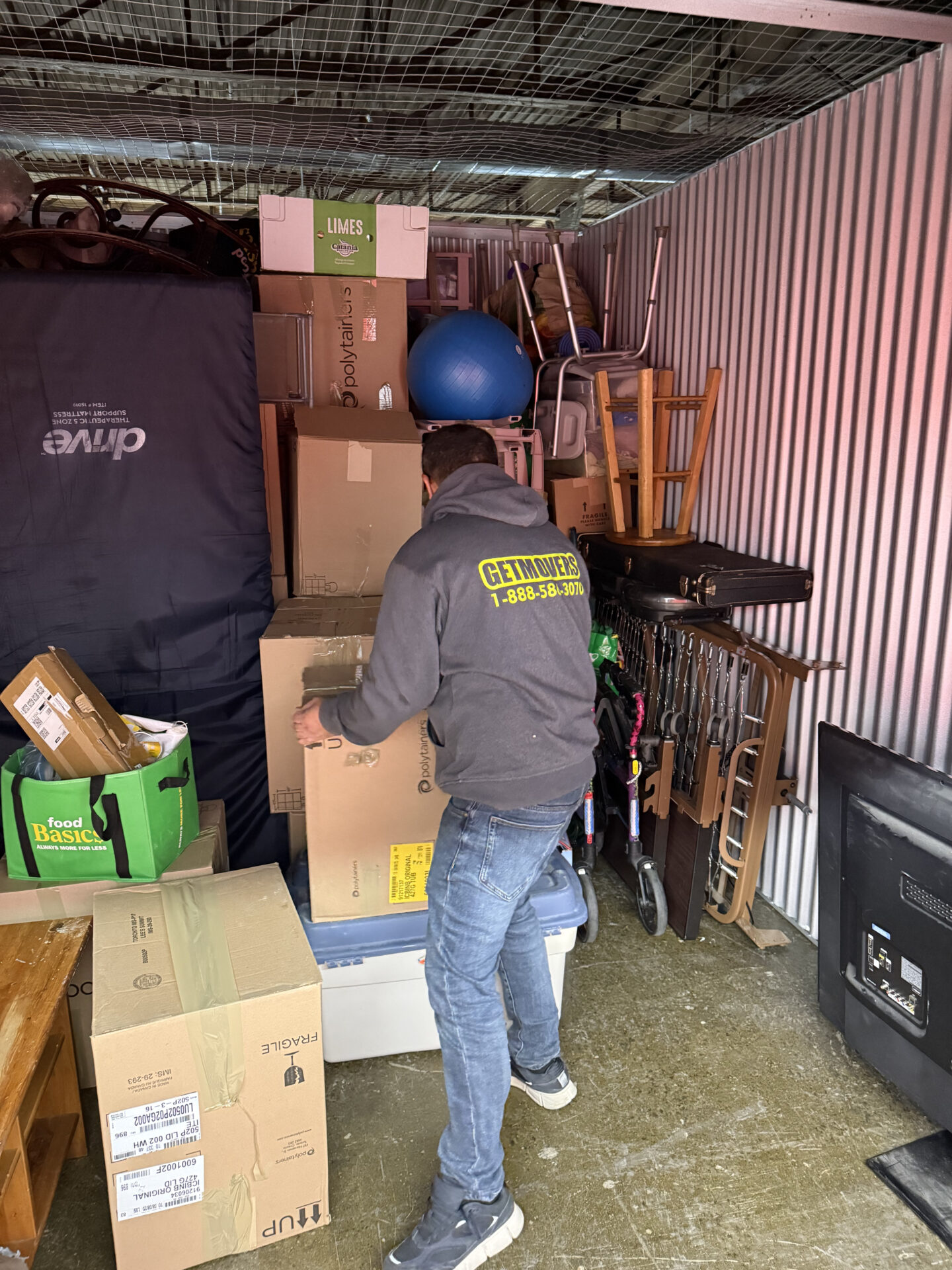 Fragile porcelain cups packed in cushioned sleeves and crates.