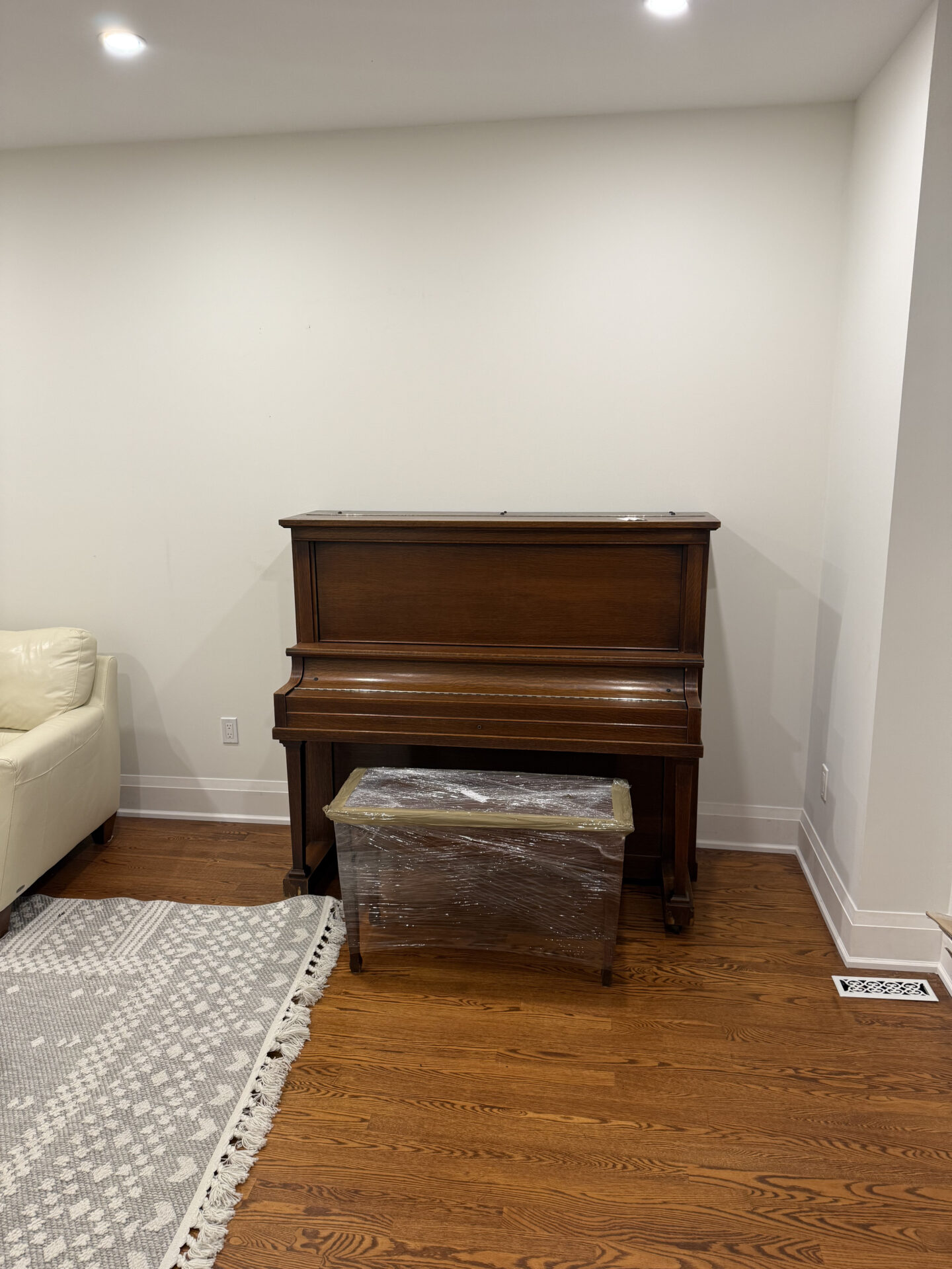 Porcelain dessert bowls individually wrapped and crated for stability.
