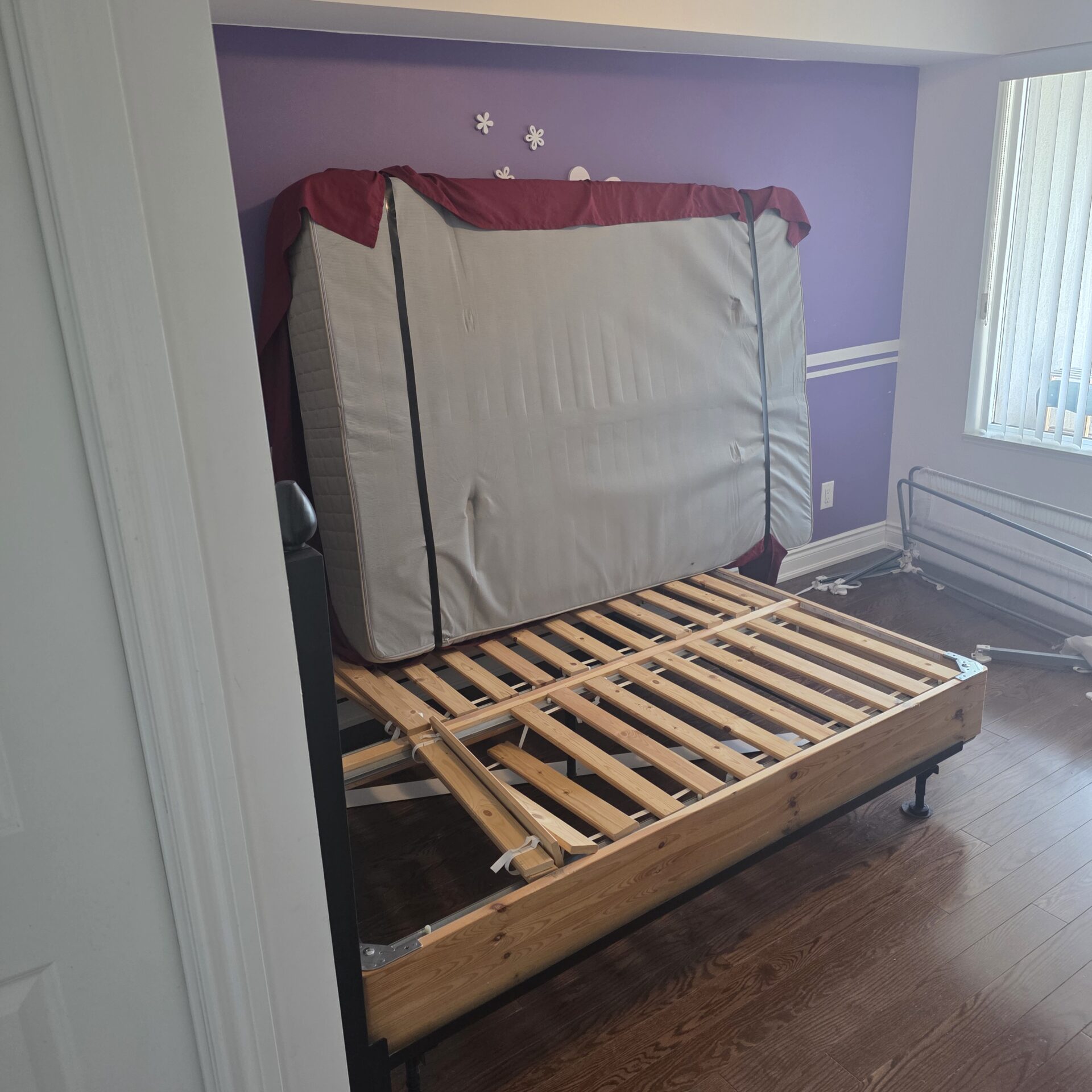 North End move completed — crew loading apartment