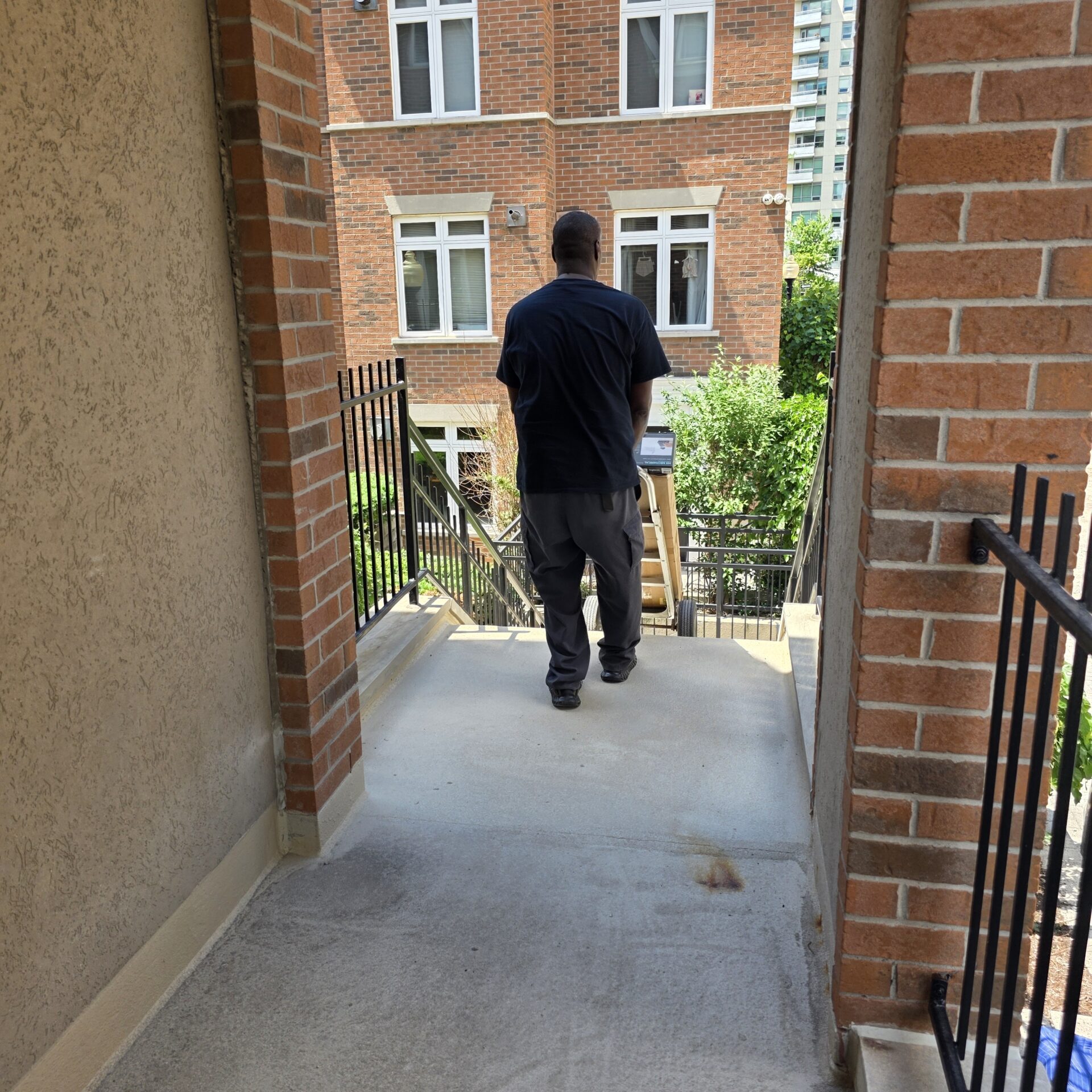 Mount Pleasant movers carrying furniture