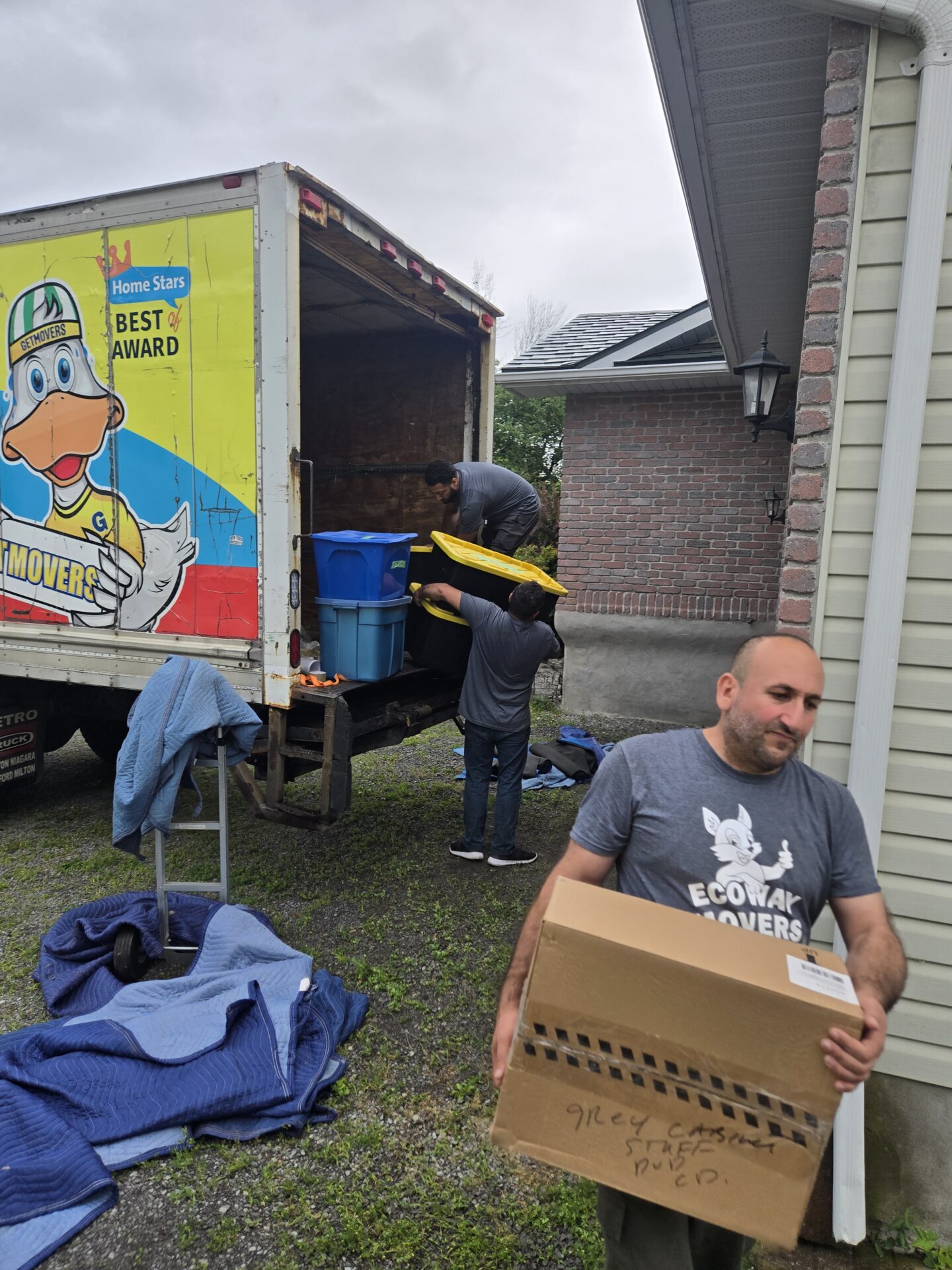 Harmony move completed — crew loading house