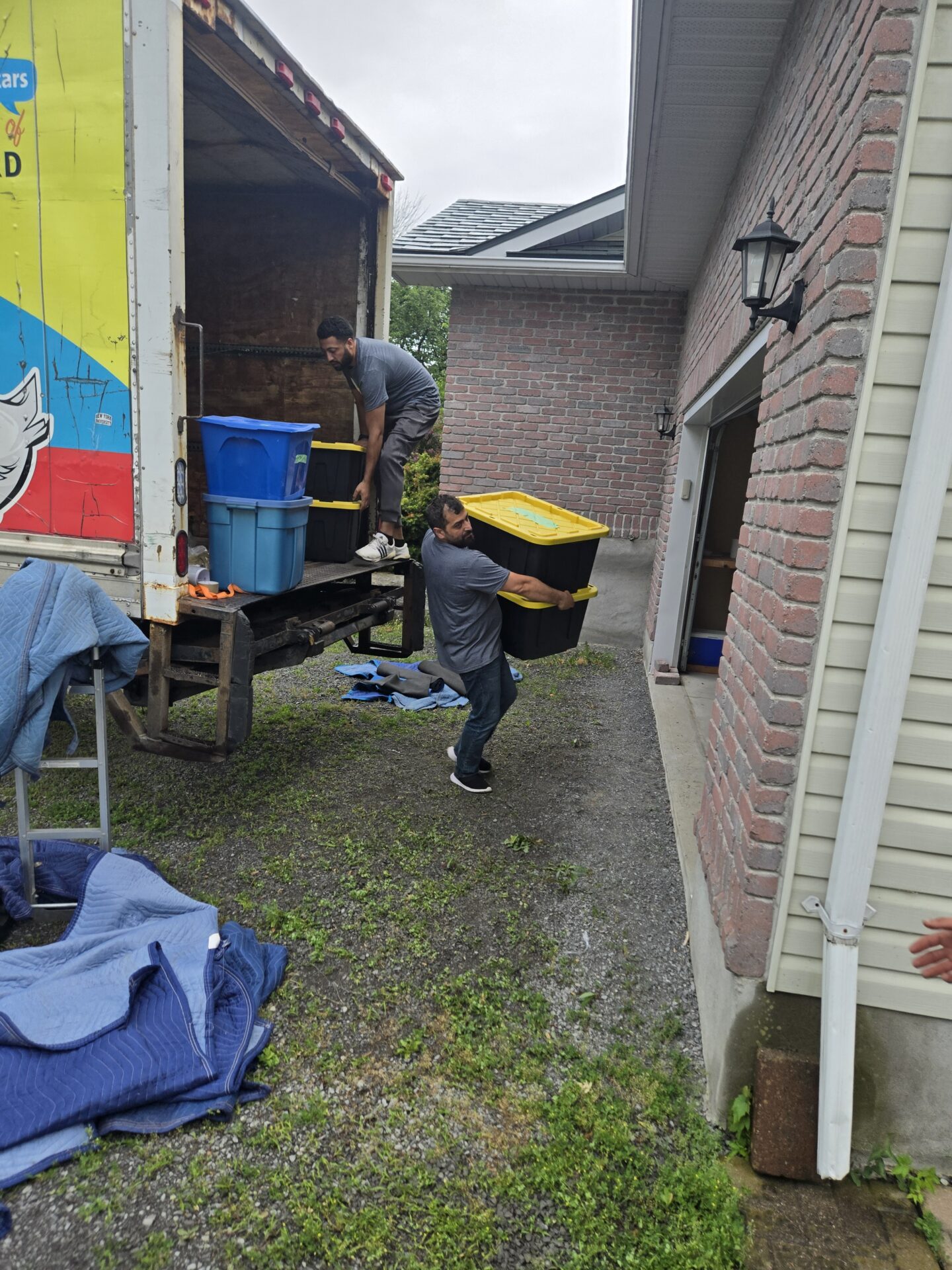 Moving from Coldstream Dr — truck parked on street