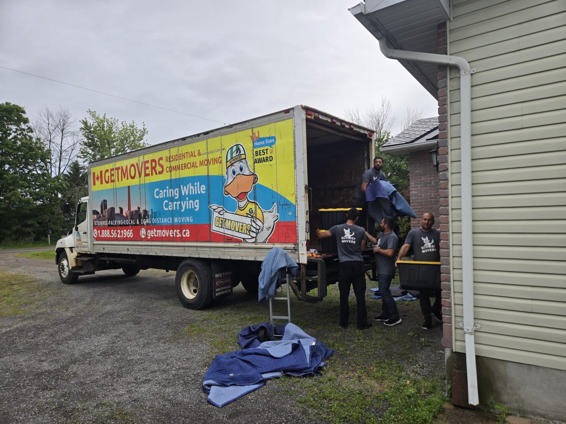 New Oshawa North to Brooklin move — furniture delivery