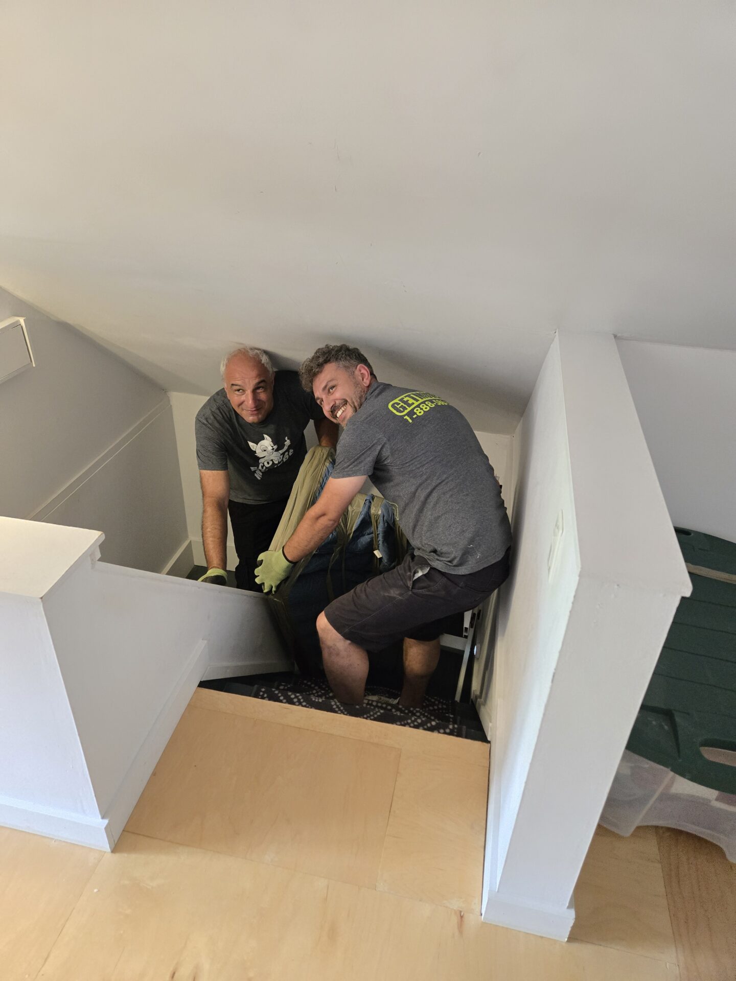 Furniture delivery complete