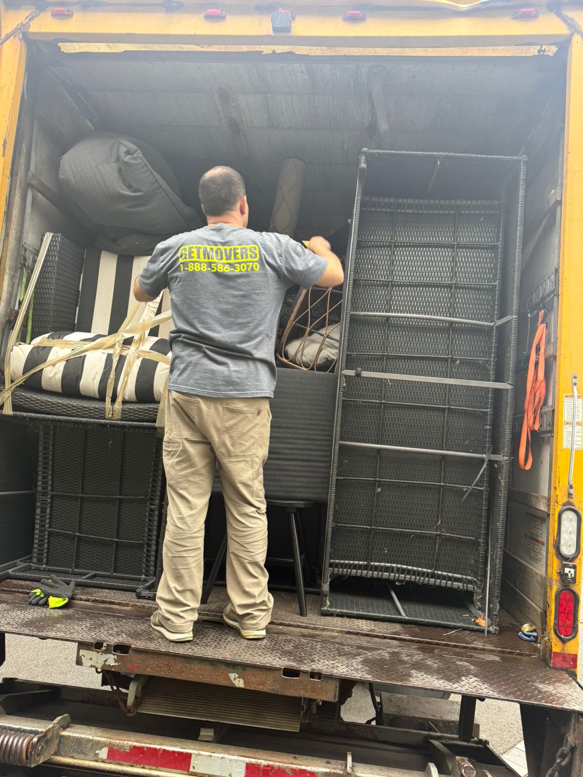 Parrsboro move completed — crew loading house