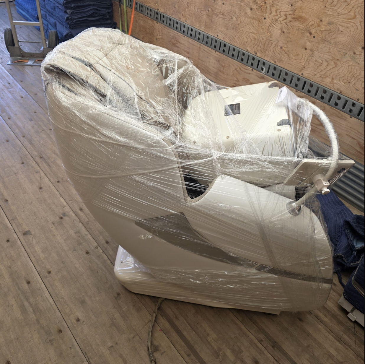 Fernwood move completed — crew loading heritage home