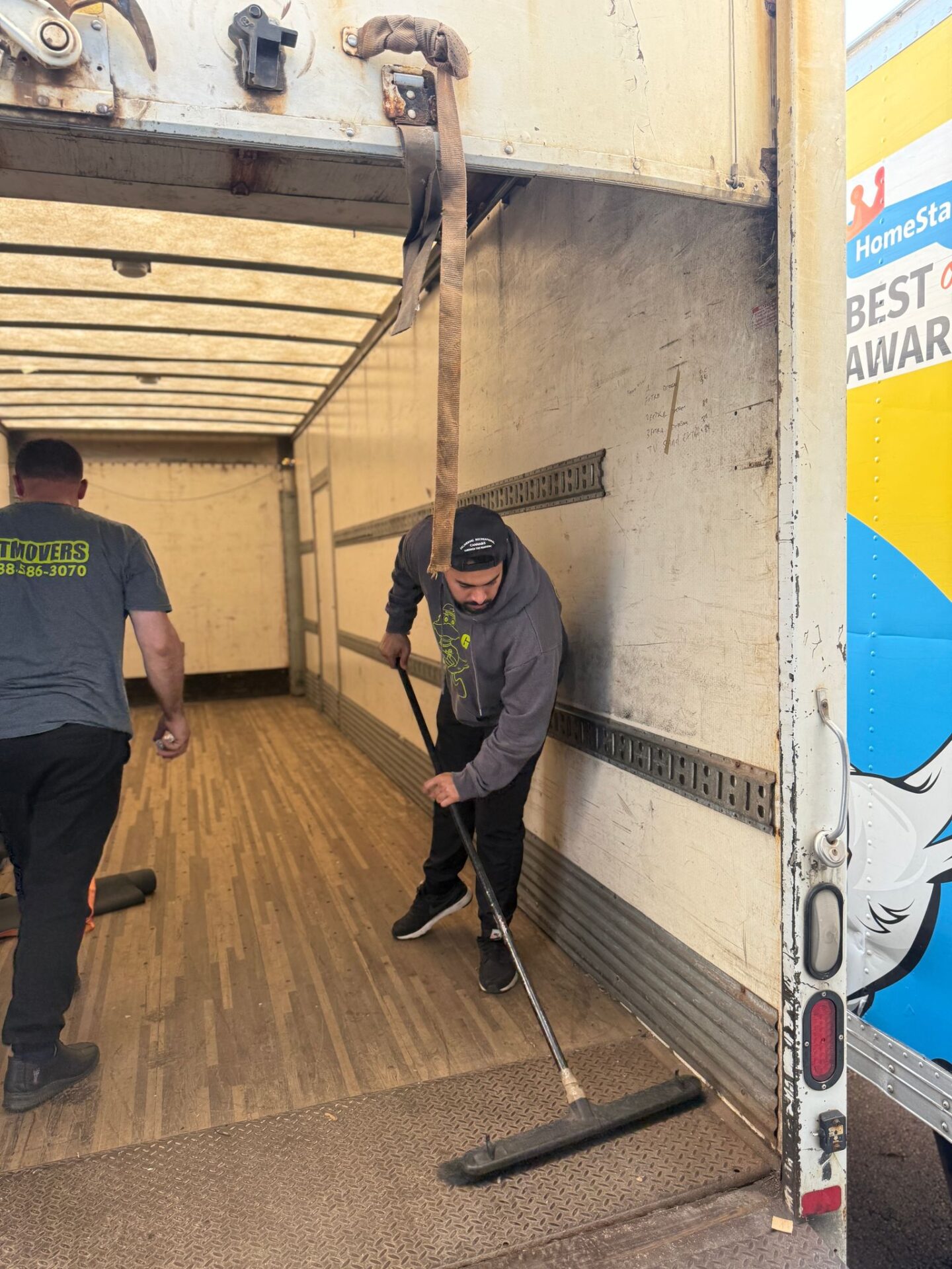 Furniture loaded from Lawson Rd property