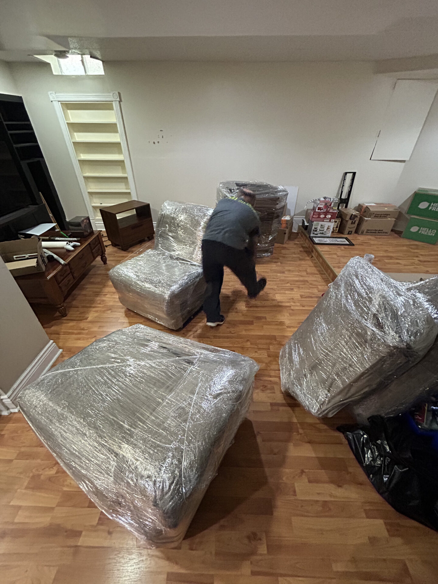 Rouge Hill moving job progress