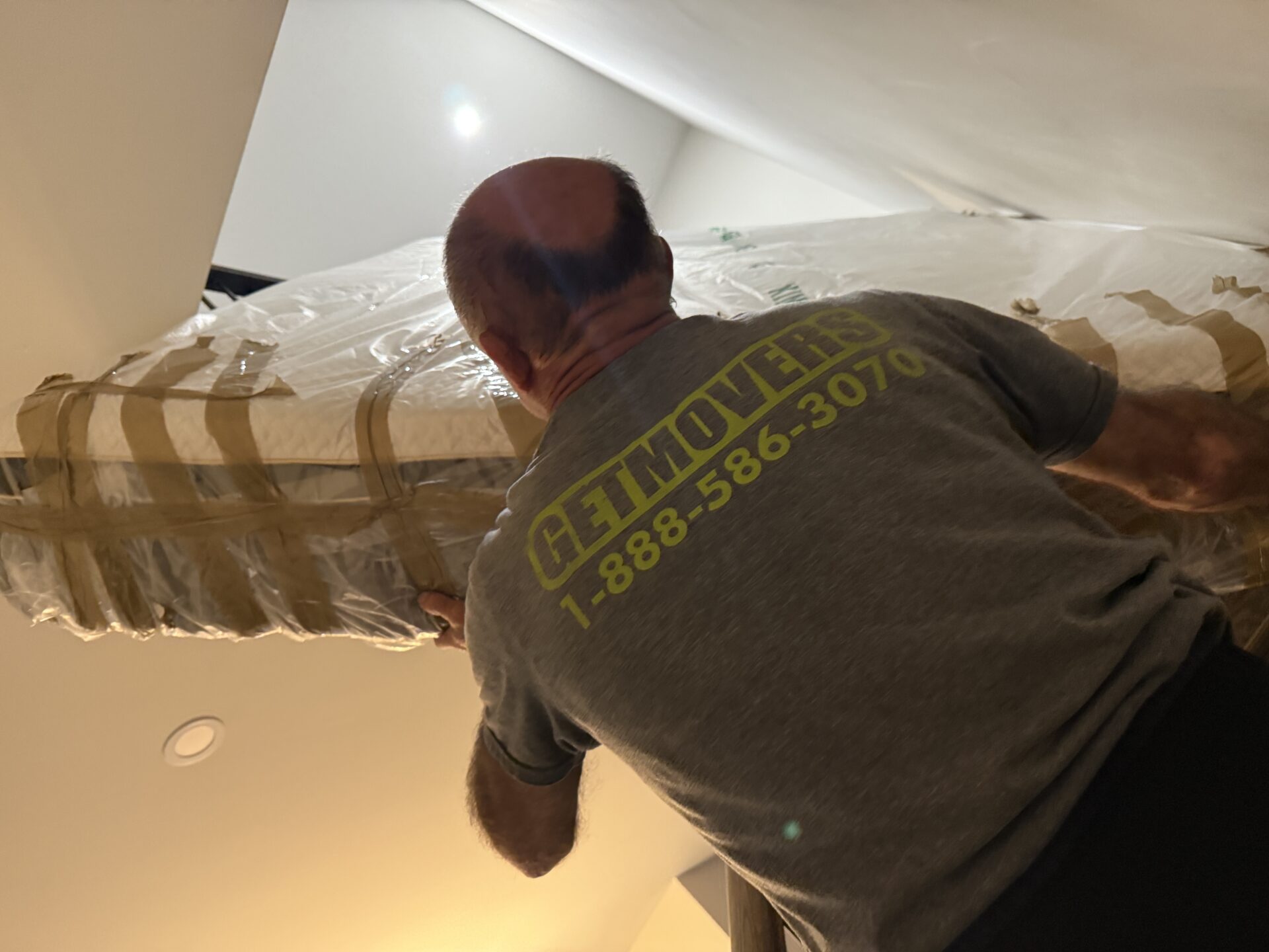 Unloading at new residence