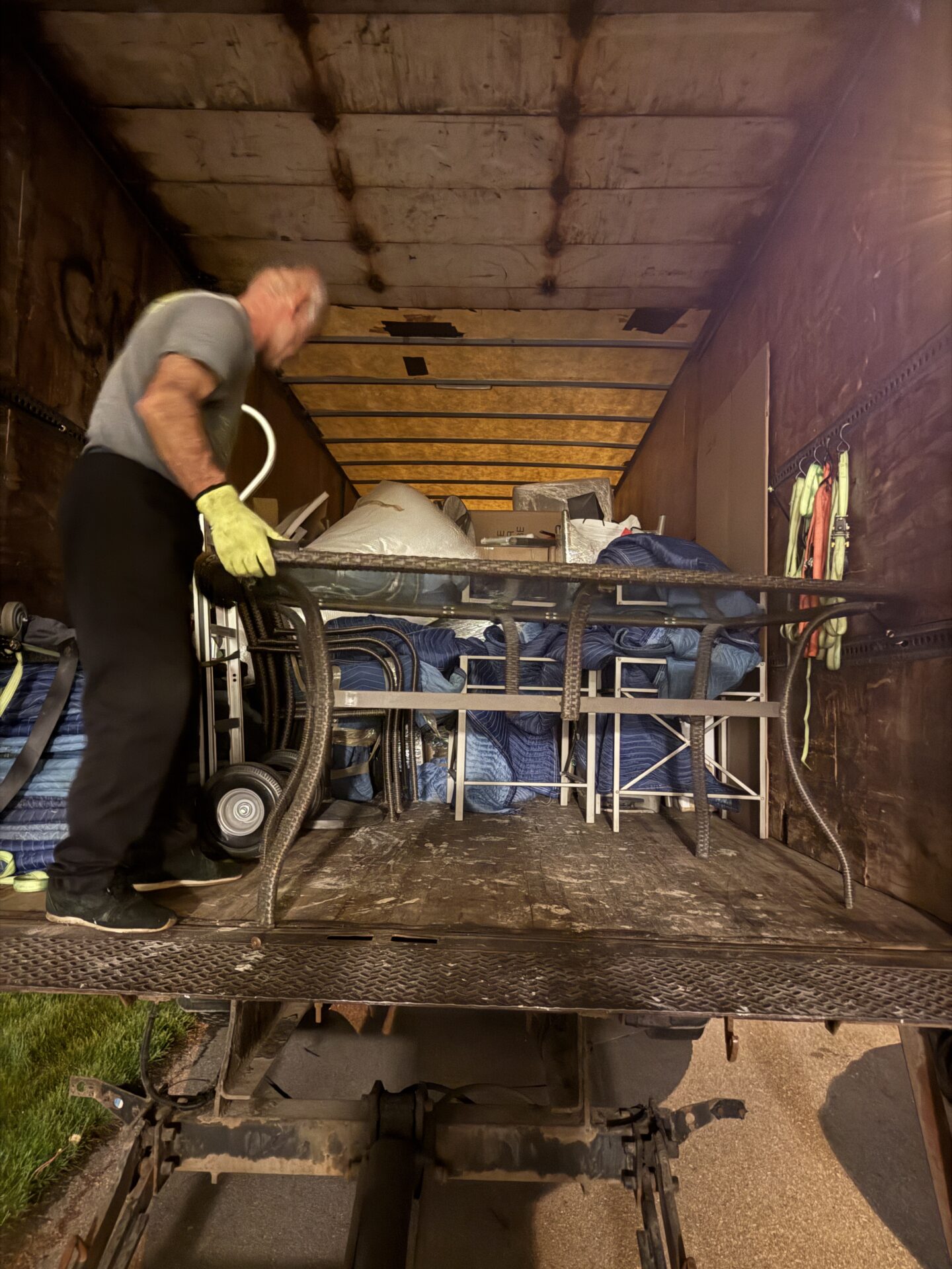 Get Movers Oshawa ON loading truck on Dalhousie Cres