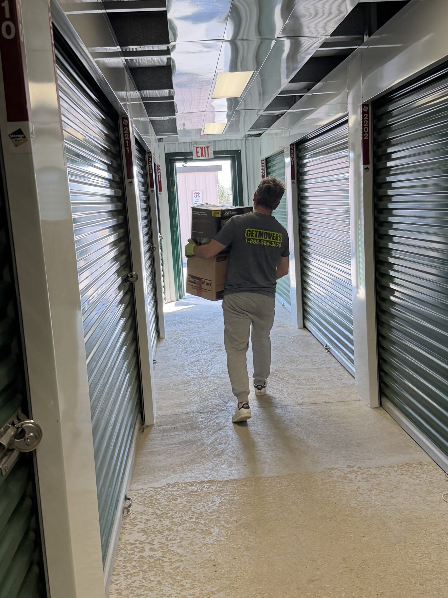 Birchmount Park move completed — loading apartment items