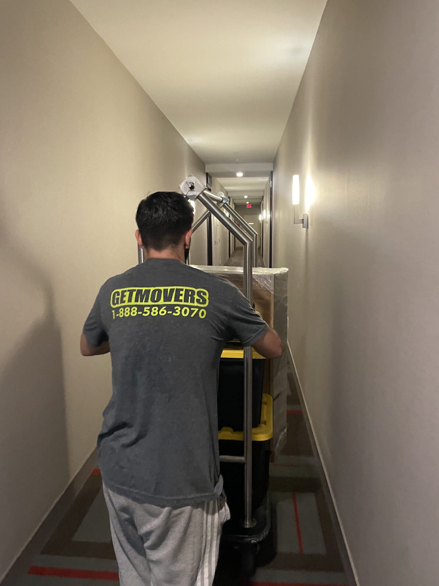Delivering belongings safely to the new East Ward home