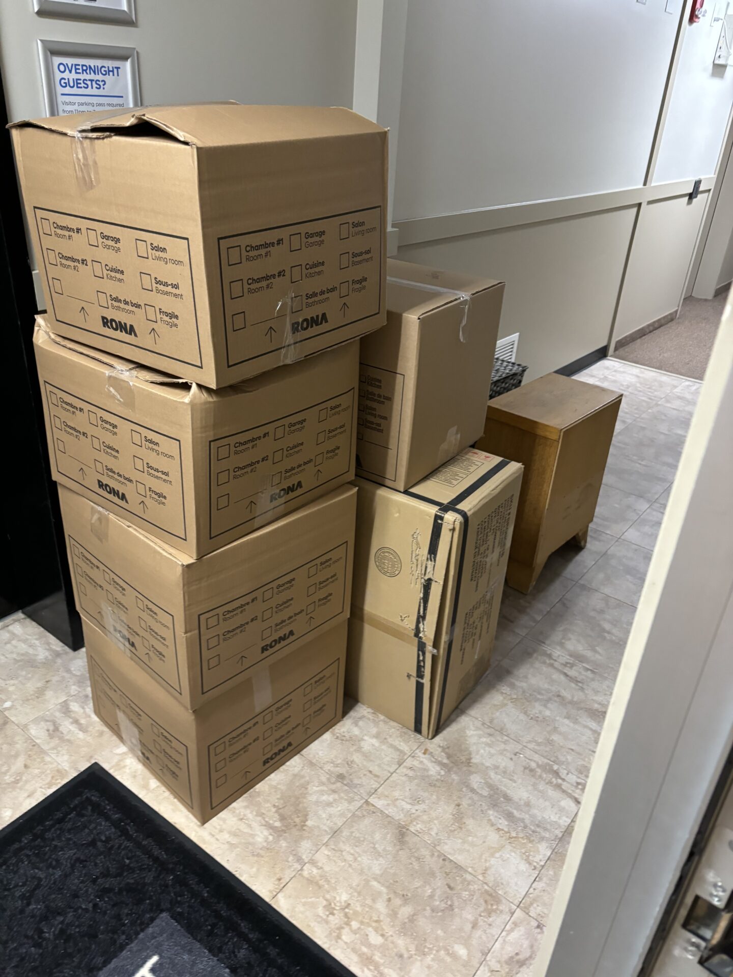 Oakridge move completed — crew loading furniture