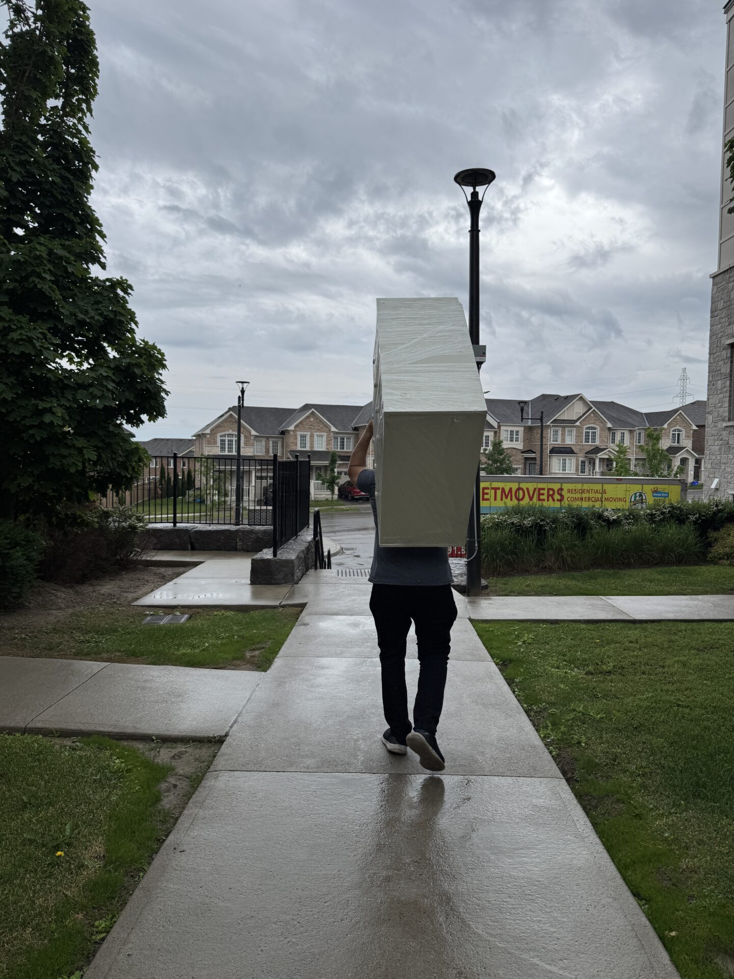 Steeles condo move in progress