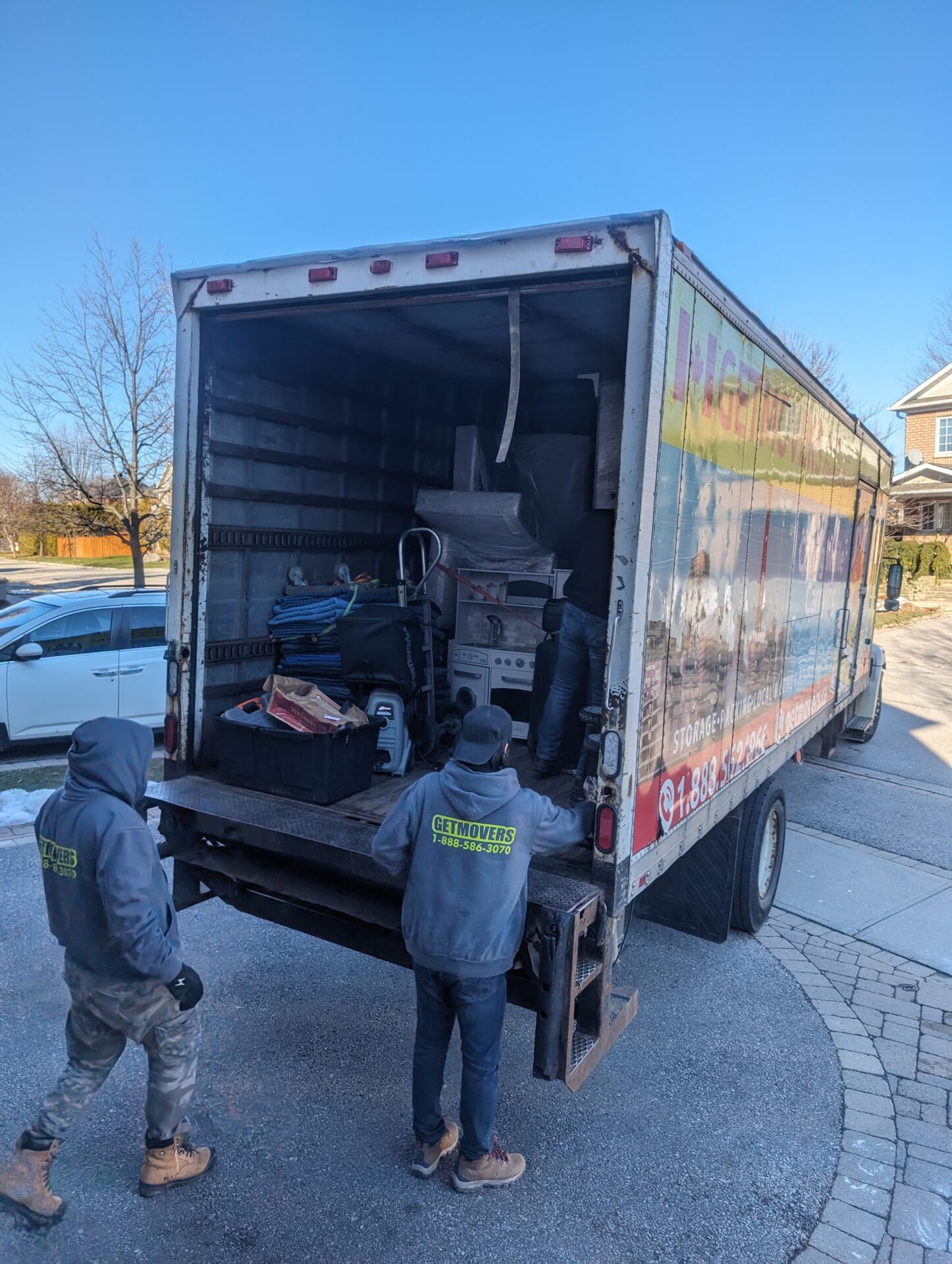 Corvette Ave to Dorset Park move — furniture delivery