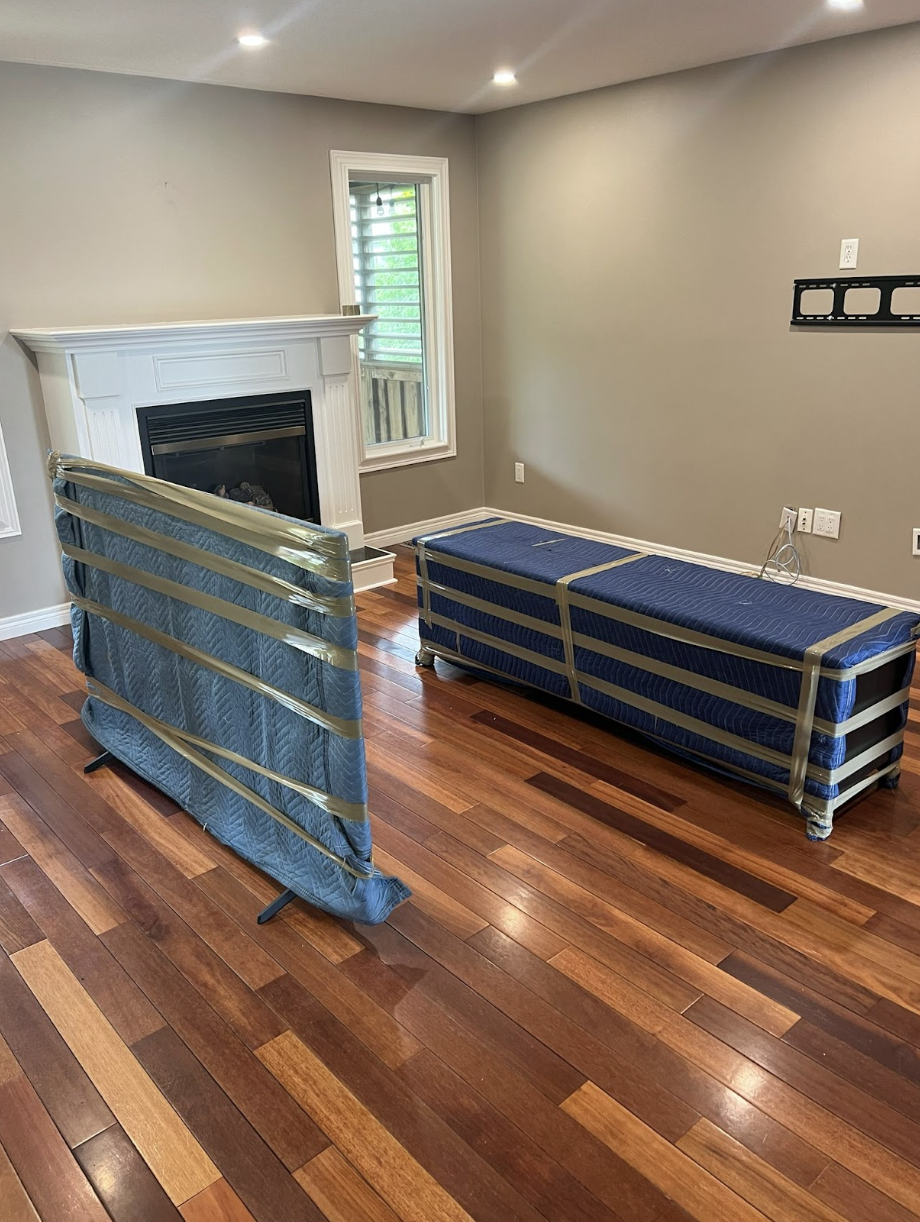 Amherst move completed — crew loading house