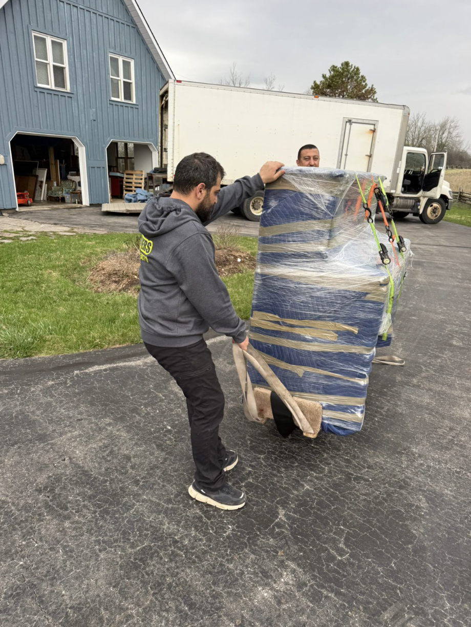 Wolfville move completed — team loading truck