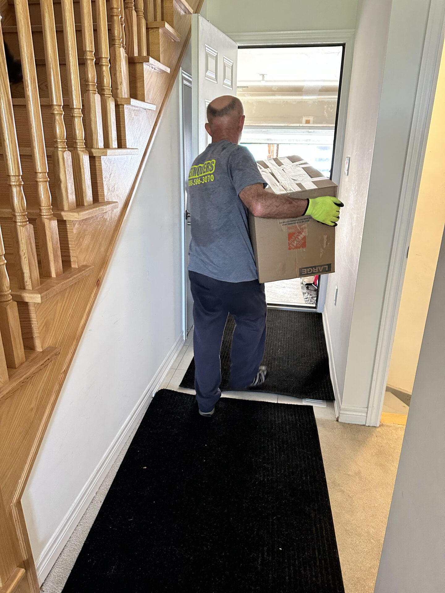 Moving from Simcoe St N — furniture preparation