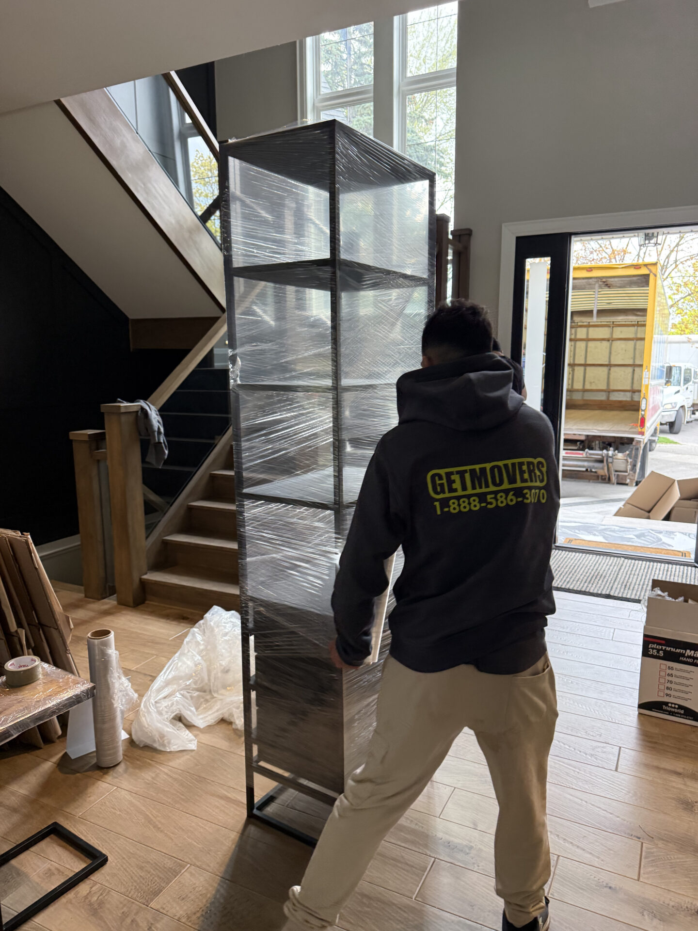 South Oshawa move completed — crew loading