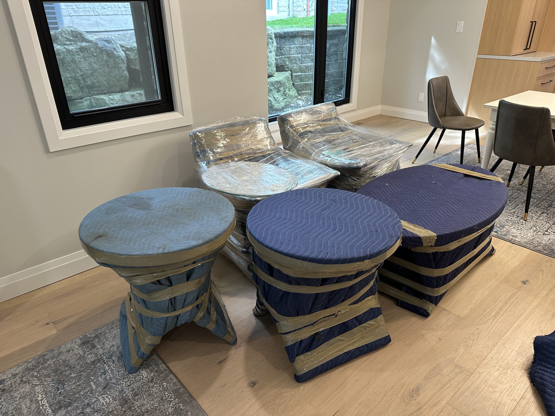 Moving from Concession Rd 7 — labeling items