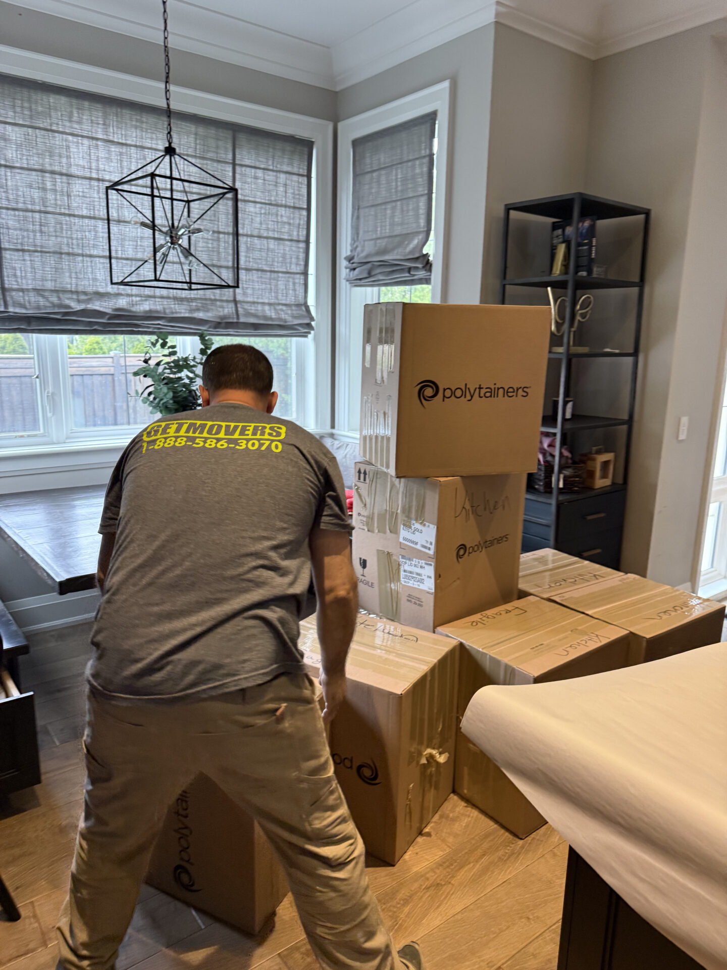 Loading the truck safely at a Thickson complex