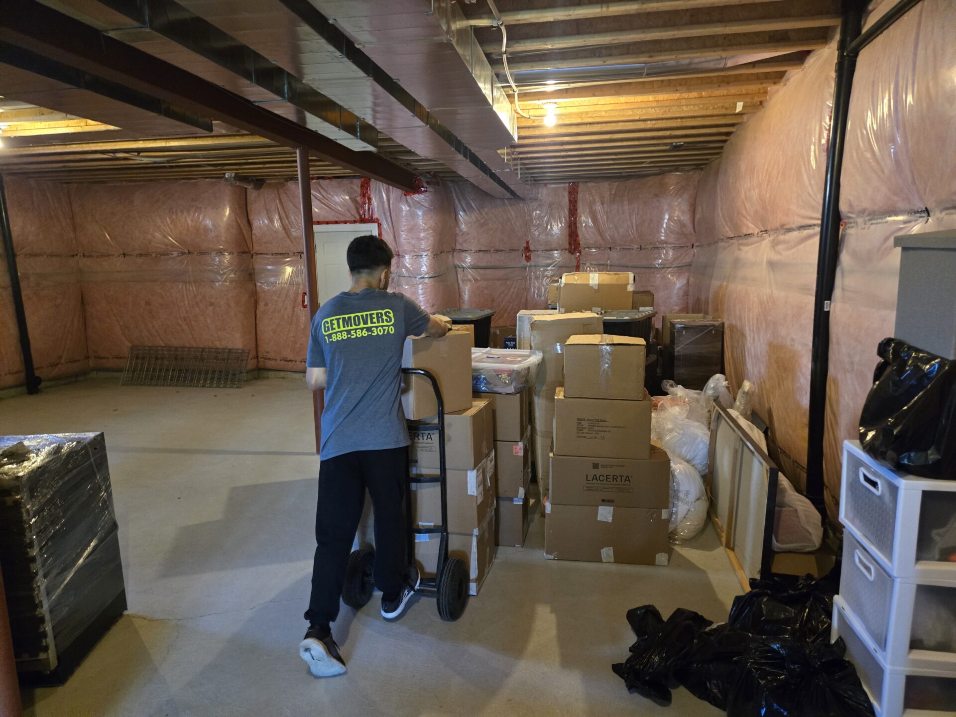 Moving from Old Scugog Rd — professional team working