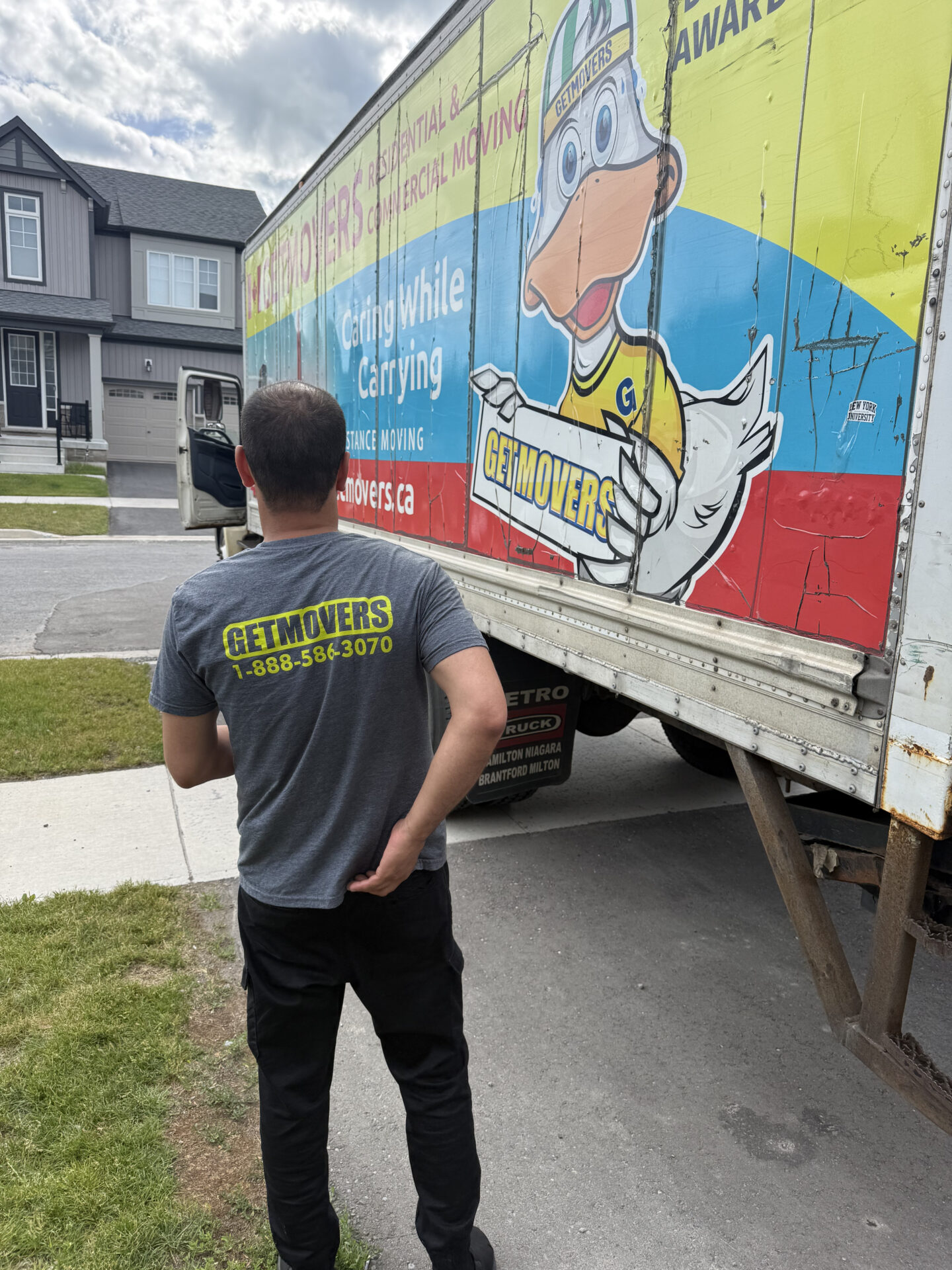 Moving from Columbus Rd E — safe transport loading