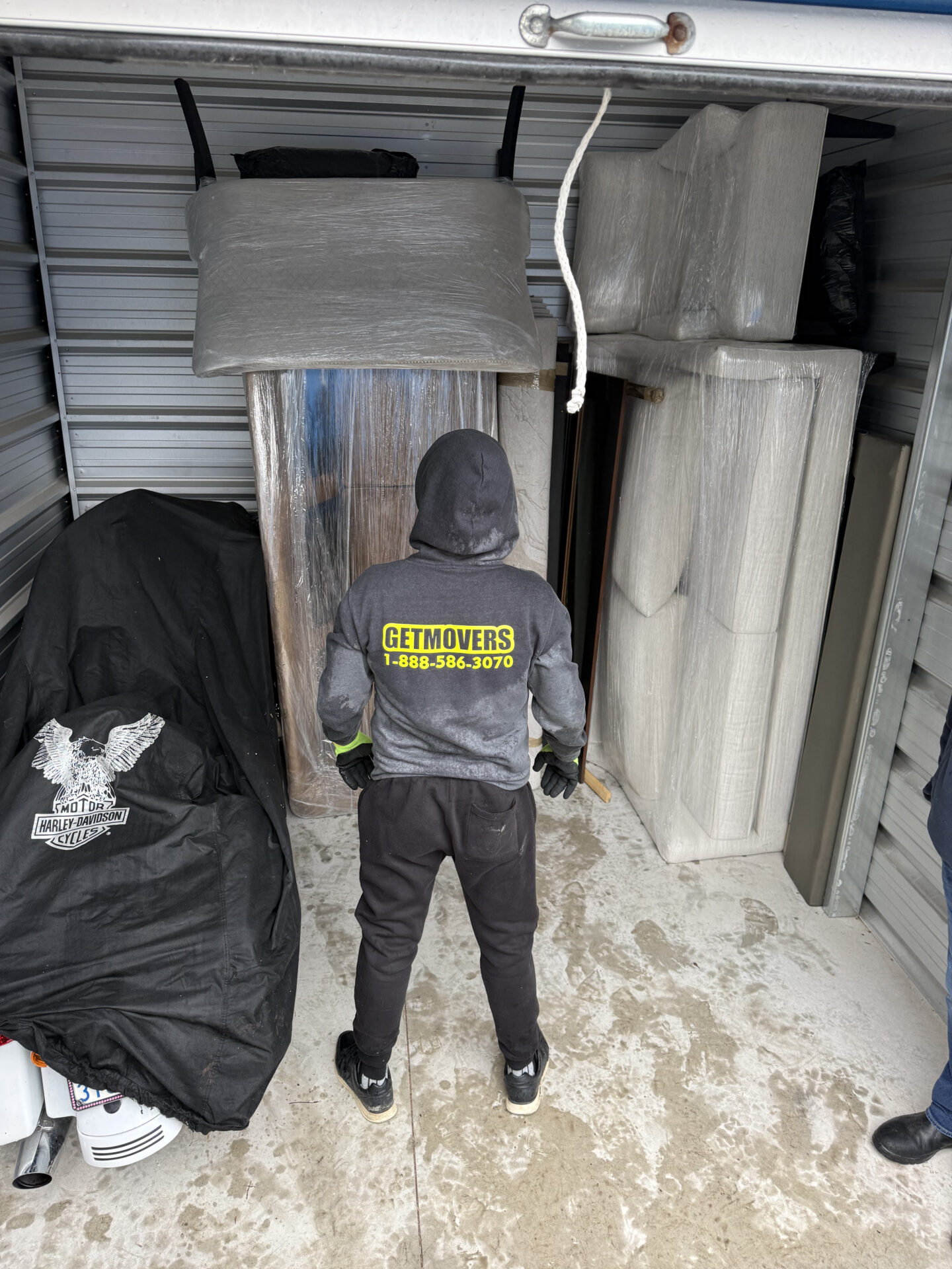 Securing furniture for a High Tech Road condo relocation